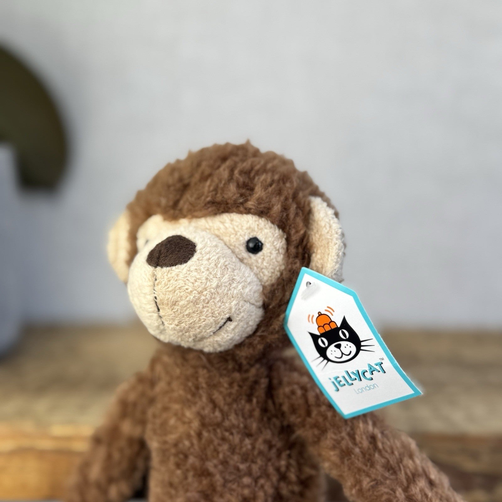 Jellycat Small Vintage Monkey - Brand New With Tags Rare 9"