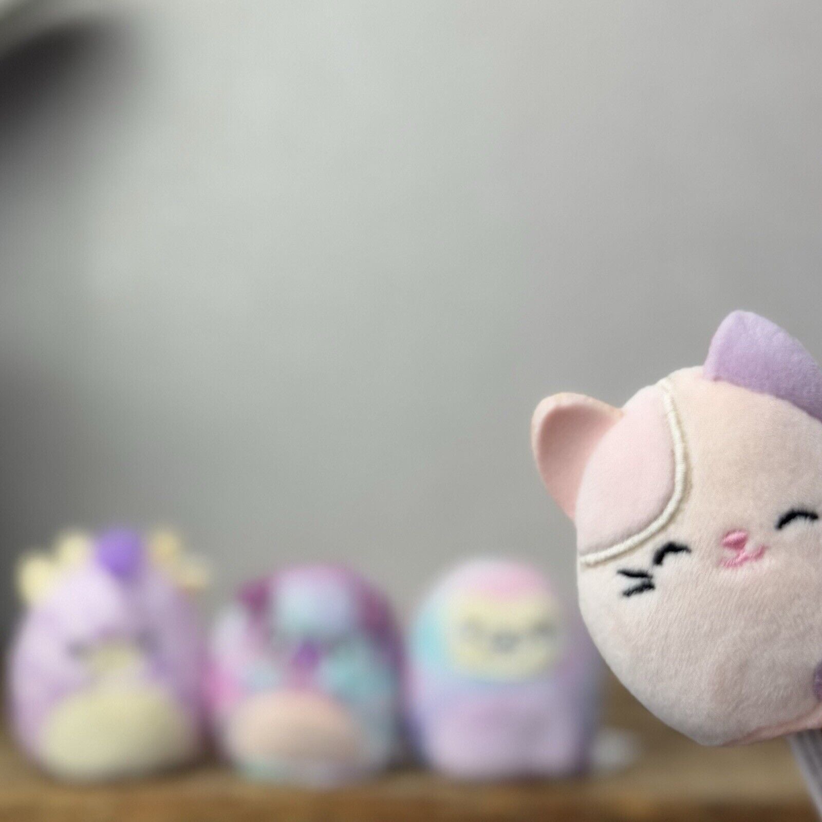 Squishmallow Squishville - Purple Pals Squad - Carlota, Patrick, Bashira & Jazzy