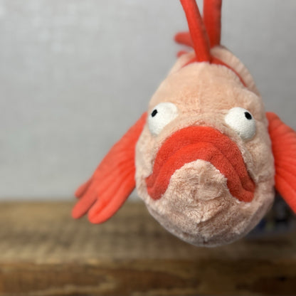 Jellycat Lois Lionfish - Retired Orange Fish Soft Toy Beanie Plush Tropical Fish
