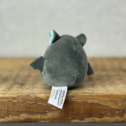 Squishmallow Squishville - Aldous Fruit Bat Grey/Blue Bat (Multi Buy Discount)