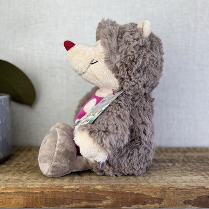 Nici Forest Friends Harriet Hedgehog - Fluffy Hedgehog Beanie With Pink Tummy