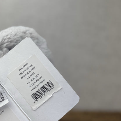 Jellycat The Little White Company Silver Bashful Bunny - New With Tags 12”