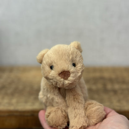 Jellycat Tiny Smudge Bear - Miniature Bear Beanie Plush New With Tags Retired 7"