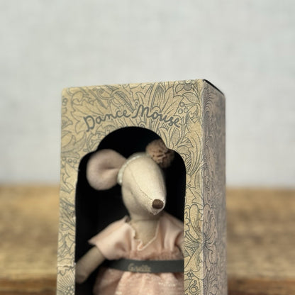 Maileg Small Dance Mouse Giselle ,Ballerina Mouse Soft Toy Magnetic Hand Retired