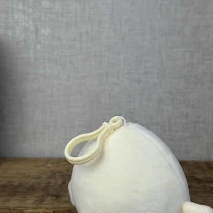 Squishmallow Keyring Clip Bagcharm - Lucille Cream Seal Squish 4"