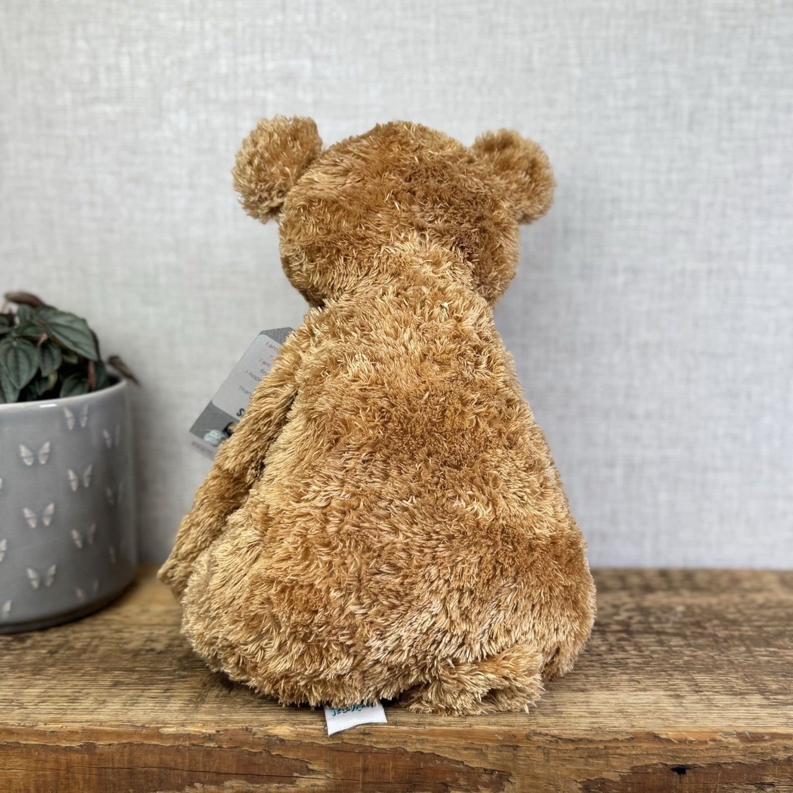 Jellycat Large Tumbler Bear - Large Scruffy Cute Bear Soft Toy Plush Vintage 16”