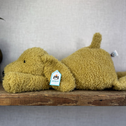 Jellycat Splootie Puppy - Retired & Rare Large Golden Beanie Floppy Dog 22”