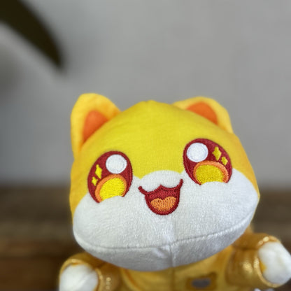 Aphmau MeeMeows - Noi Yellow Cat Glitter Edition Yellow Hooded Cute 6"