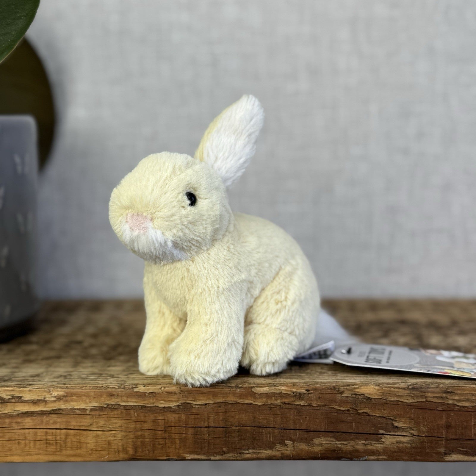 Jellycat Tiny Minilop Lemon Bunny - Yellow Rabbit Soft Toy Beanie Retired 5"