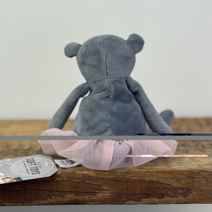 Jellycat Small Dancing Darcy Hippo - Small Hippo Soft Toy Ballerina Rare 8"