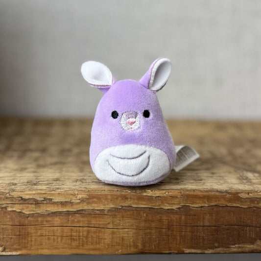 Squishmallow Squishville - Kiki Purple Kangaroo - Purple Wild Animal Squish 2”