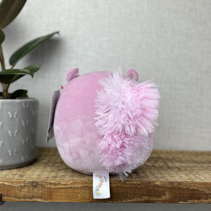 Squishmallow Allina The Squirrel - Pink Squirrel Soft Plush Fluffy Tail - 7.5”