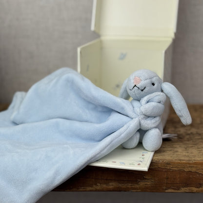 Jellycat My First Soother Blue Blue - New With Box Retired Velour Comforter