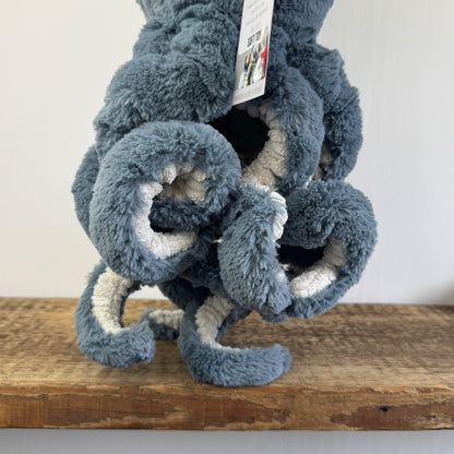 Jellycat Large Storm Octopus - Navy Large Octopus Beanie Retired Blue 20”