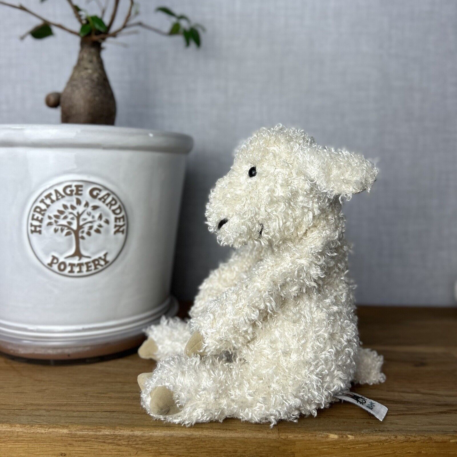Jellycat Bunglie Sheep - Bunglie Lamb - Small Size Curly Lamb Sheep Soft 10"