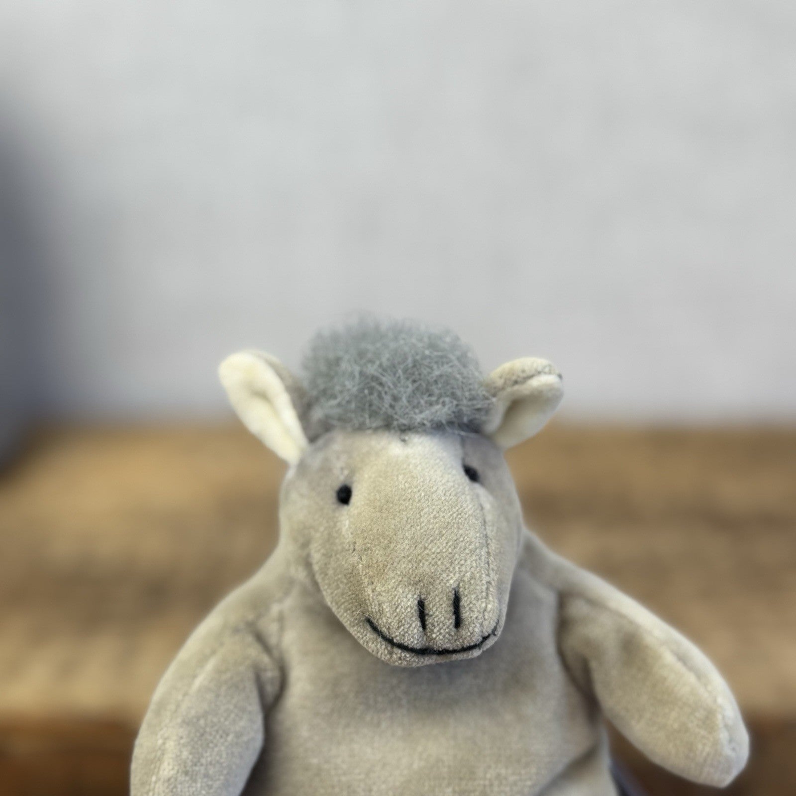 Manhattan Toy Company Farmyard Donkey Beanie Mini Vintage Donkey (Old Jellycat)