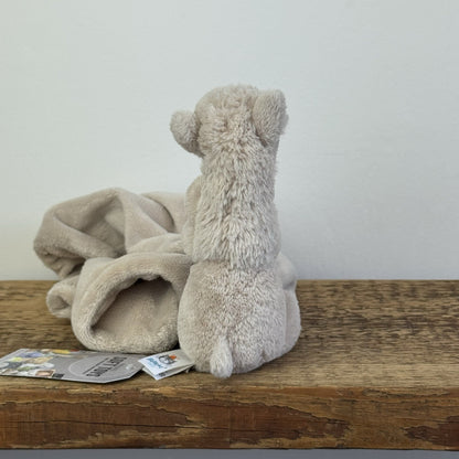 Jellycat Bashful Llama Comforter Soother Lovey Blankie Soft Toy US Exclusive