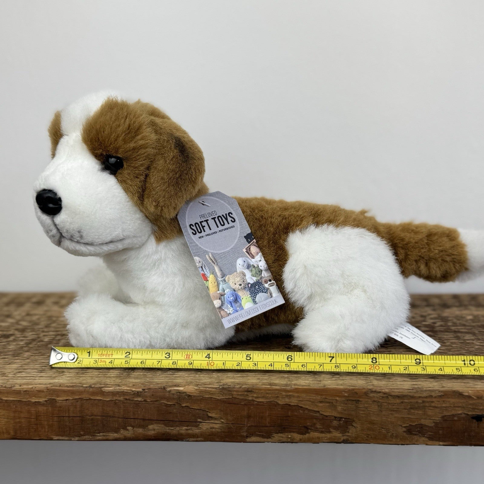 E&J classic St Bernard Puppy Dog - Vintage Dog Soft Toy Realistic Life Like Dog