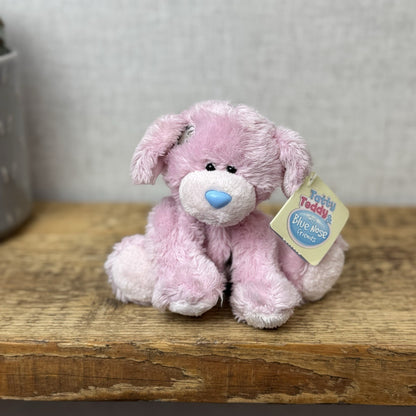 Blue Nose Friends - Tatty Puppy - Pink Fluffy Puppy Retired New With Tags 5"