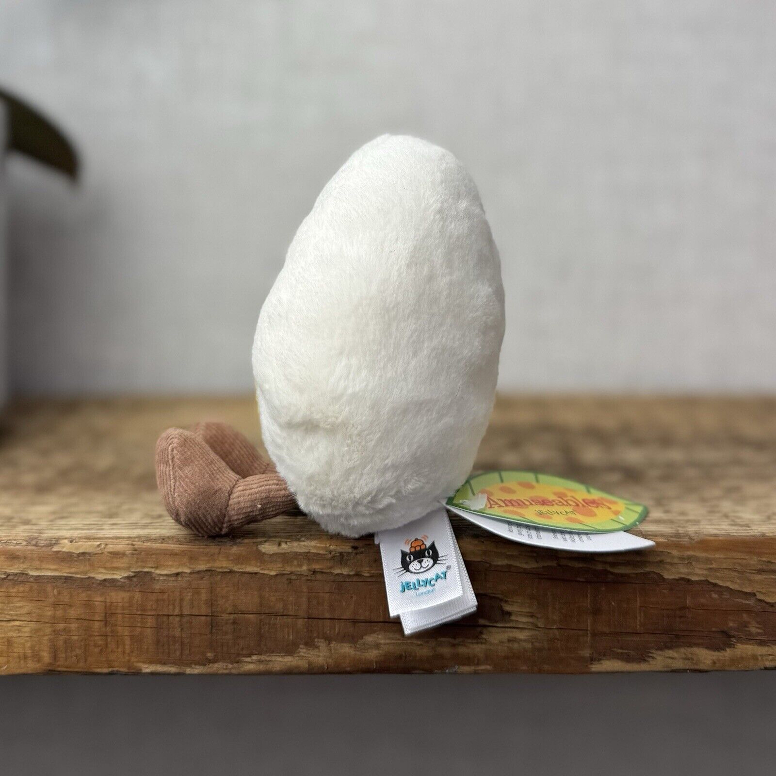 Jellycat Amuseable Happy Boiled Egg - Little Egg With Feet Soft Toy Beanie Plush