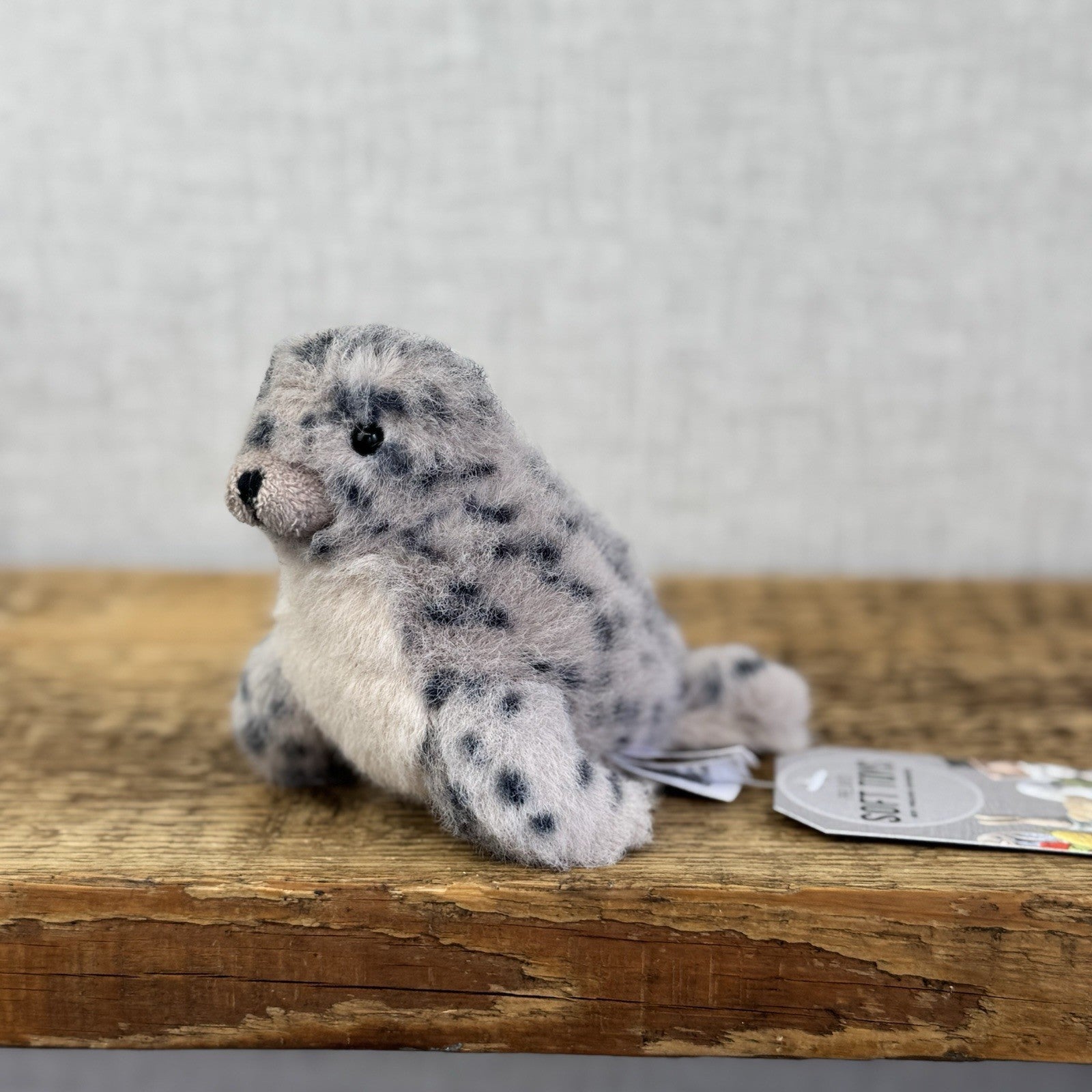 Jellycat Nauticool Spotty Seal - Tiny Fluffy Grey Seal Soft Beanie Pocket Pal #2