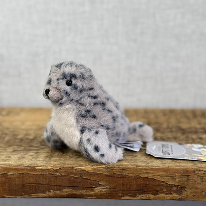Jellycat Nauticool Spotty Seal - Tiny Fluffy Grey Seal Soft Beanie Pocket Pal #2