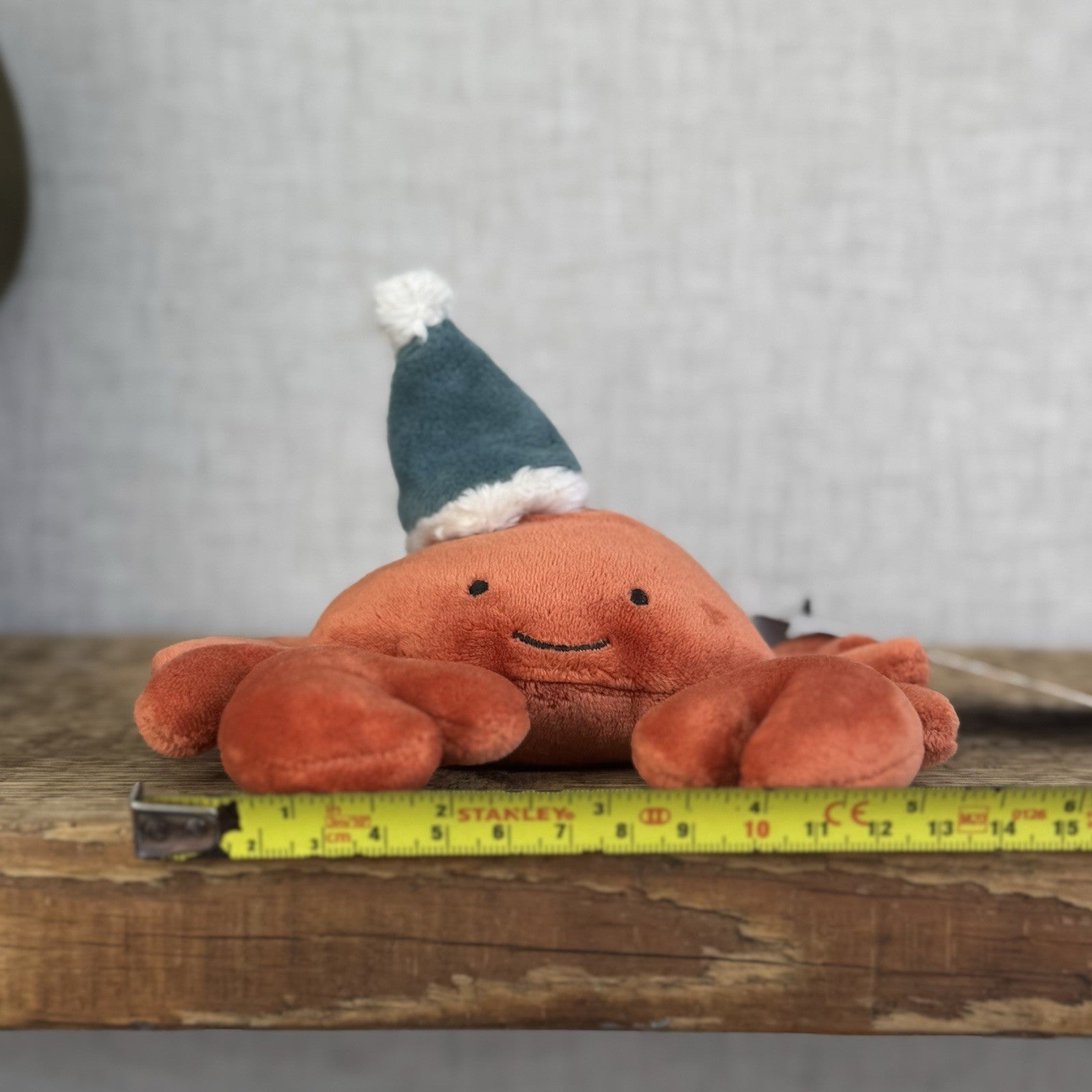 Jellycat Celebration Crustacean Crab Red Crab Soft Toy In Hat Retired 5” (#2)