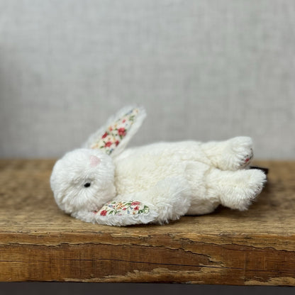 Jellycat Tiny Baby Cream Blossom Bashful Bunny - Tiny Floral Rabbit  Bunny 5”