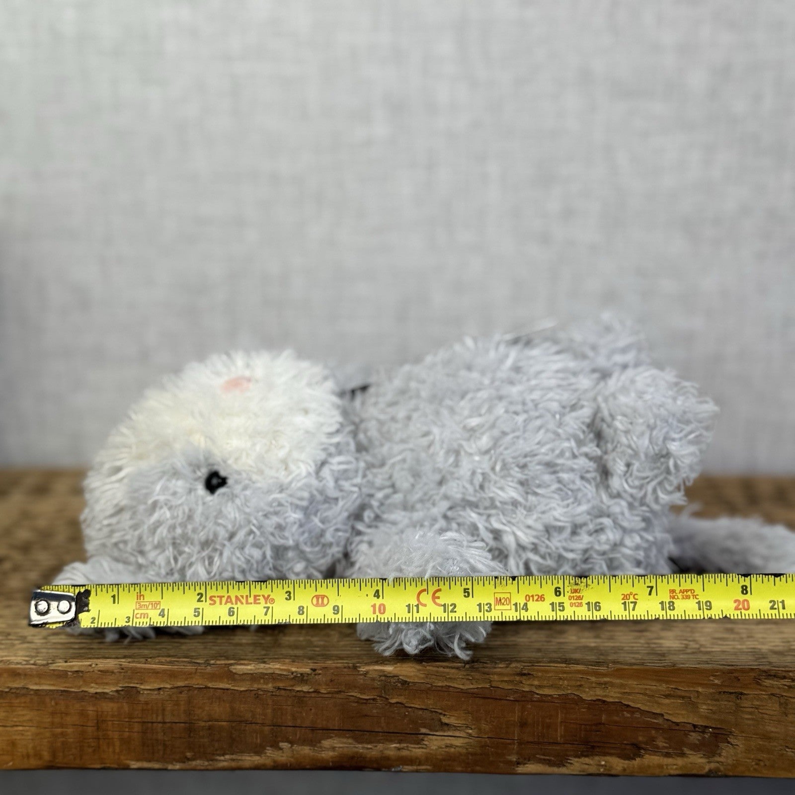 Jellycat Little Kitten - Small Grey Beanie Kitten Cat Retired Rare Small 7"