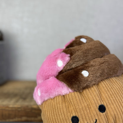 BumBumz SugarBumz Cooper The Cupcake - Russ Cupcake Beanie Soft Toy NWT 7.5"