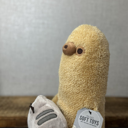 Gund Pusheen Cat - Pusheen With Sloth - Large Sloth Gund Plush Retired 16"