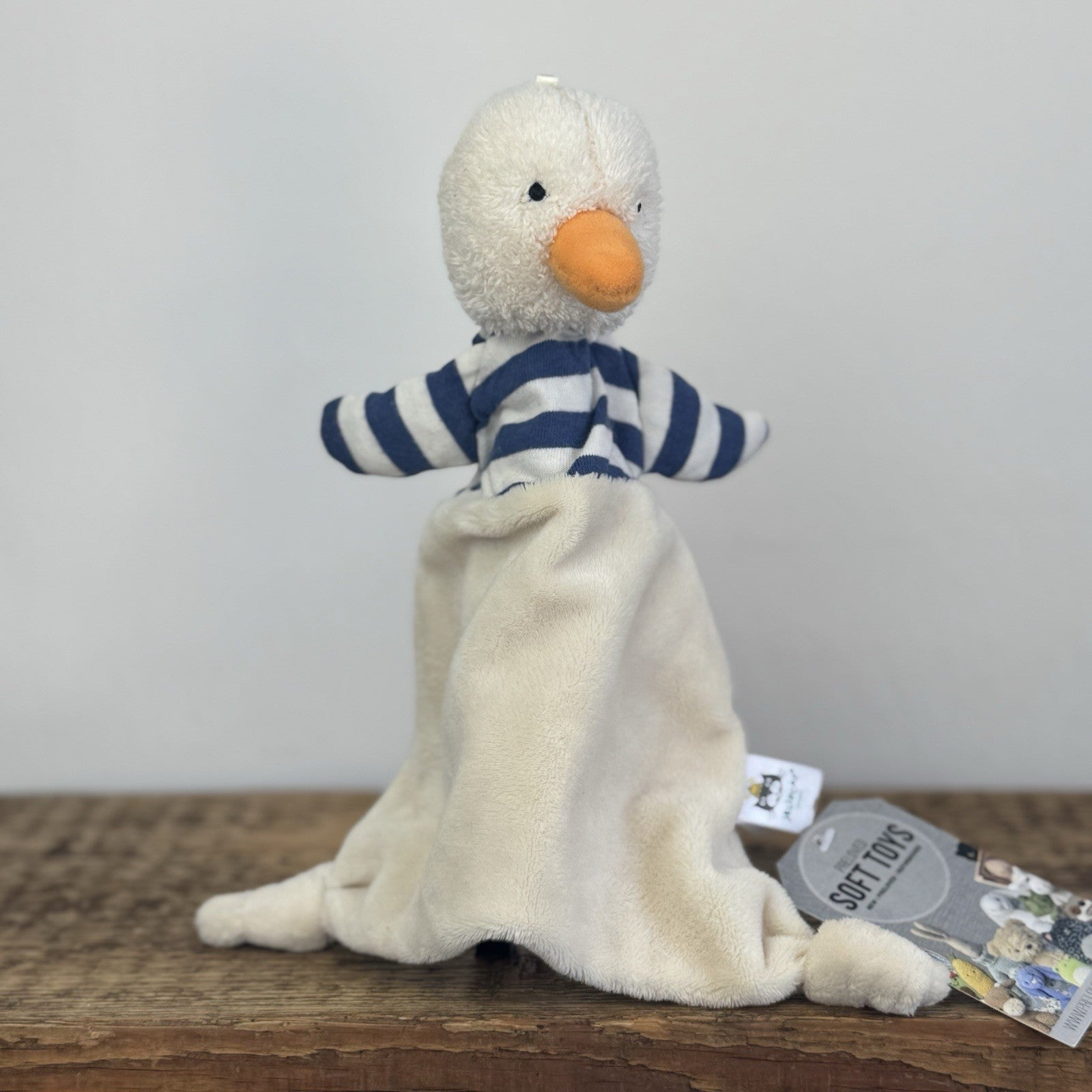 Jellycat Bredita Duck Baby Comforter Blanket - Duckling Comforter Retired NWOT