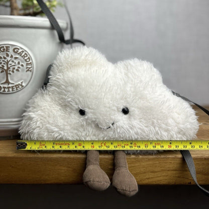 Jellycat Amuseable Cloud Bag Soft Plush Toy Shoulder Bag Purse - Cloud Bag 