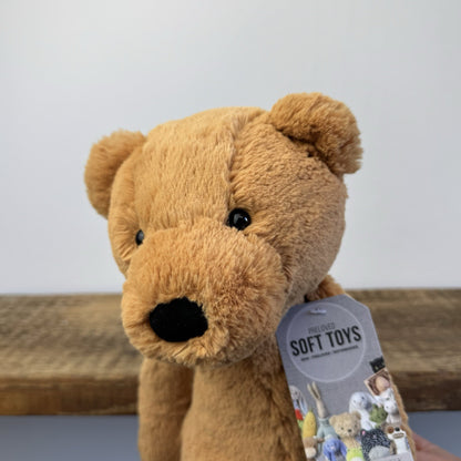 Jellycat Large Bashful Ginger Bear - Large Orange Bashful Bear Cub RARE 15"/38cm