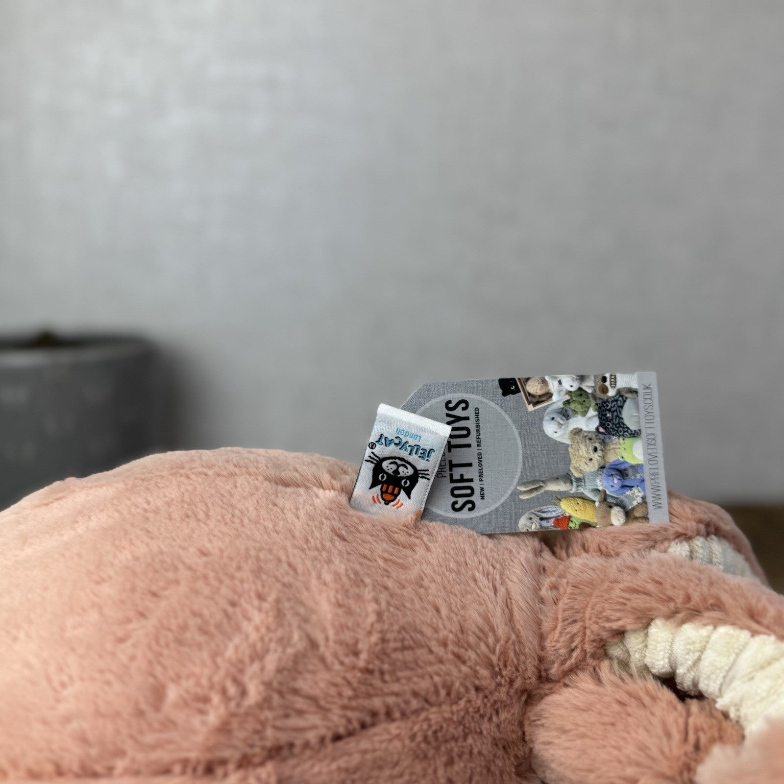 Jellycat Large Odell Octopus - Peach Large Octopus Beanie Retired Pink 20” NWOT