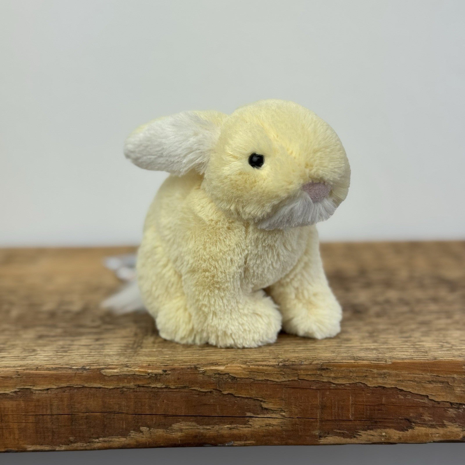 Jellycat Minilop Lemon Bunny - Small Lop Ear Bunny Yellow Retired 5"