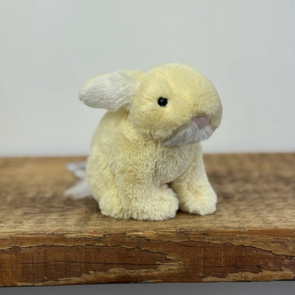 Jellycat Minilop Lemon Bunny - Small Lop Ear Bunny Yellow Retired 5"