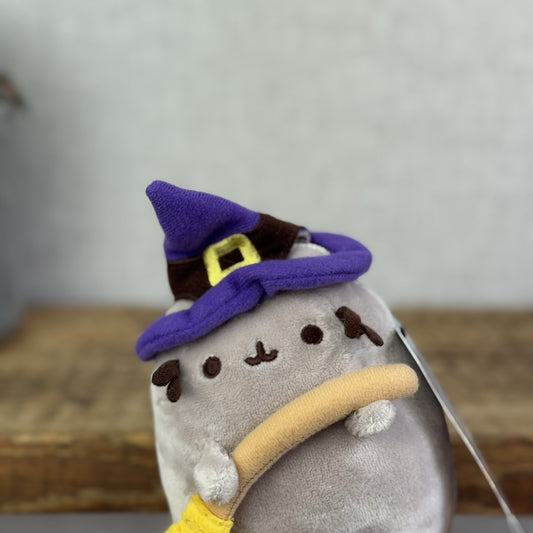 Gund Pusheen Cat - Halloween Witch Plush Toy Mini Witch Cat Plush NWOT 5"