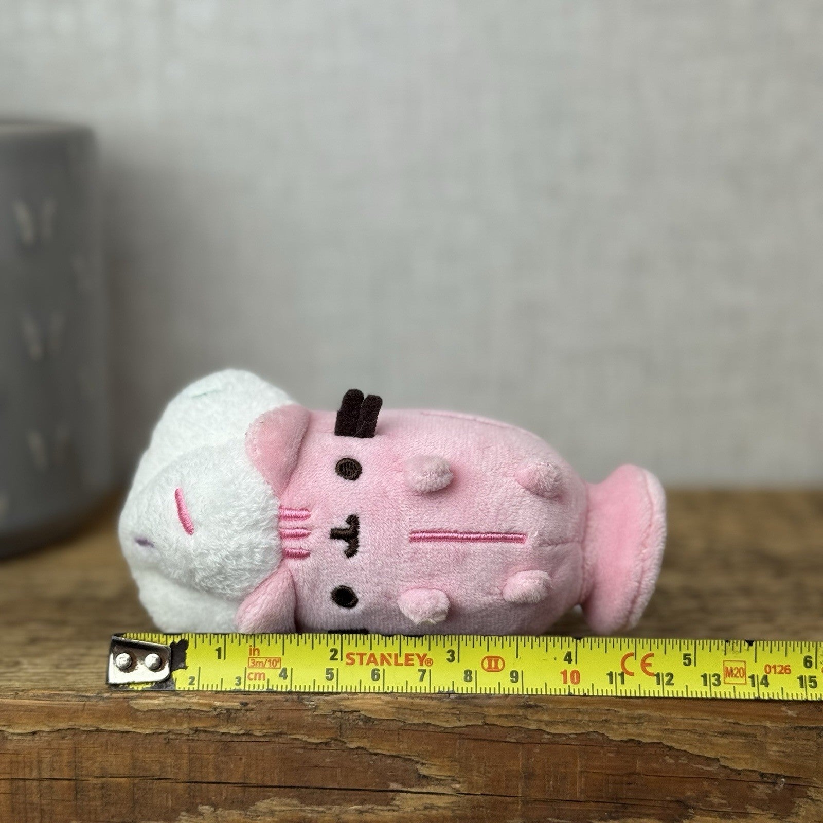 Gund Pusheen Cat - Mini Ice Cream Sundae Pink Collectible Minature Plush Rare 4"
