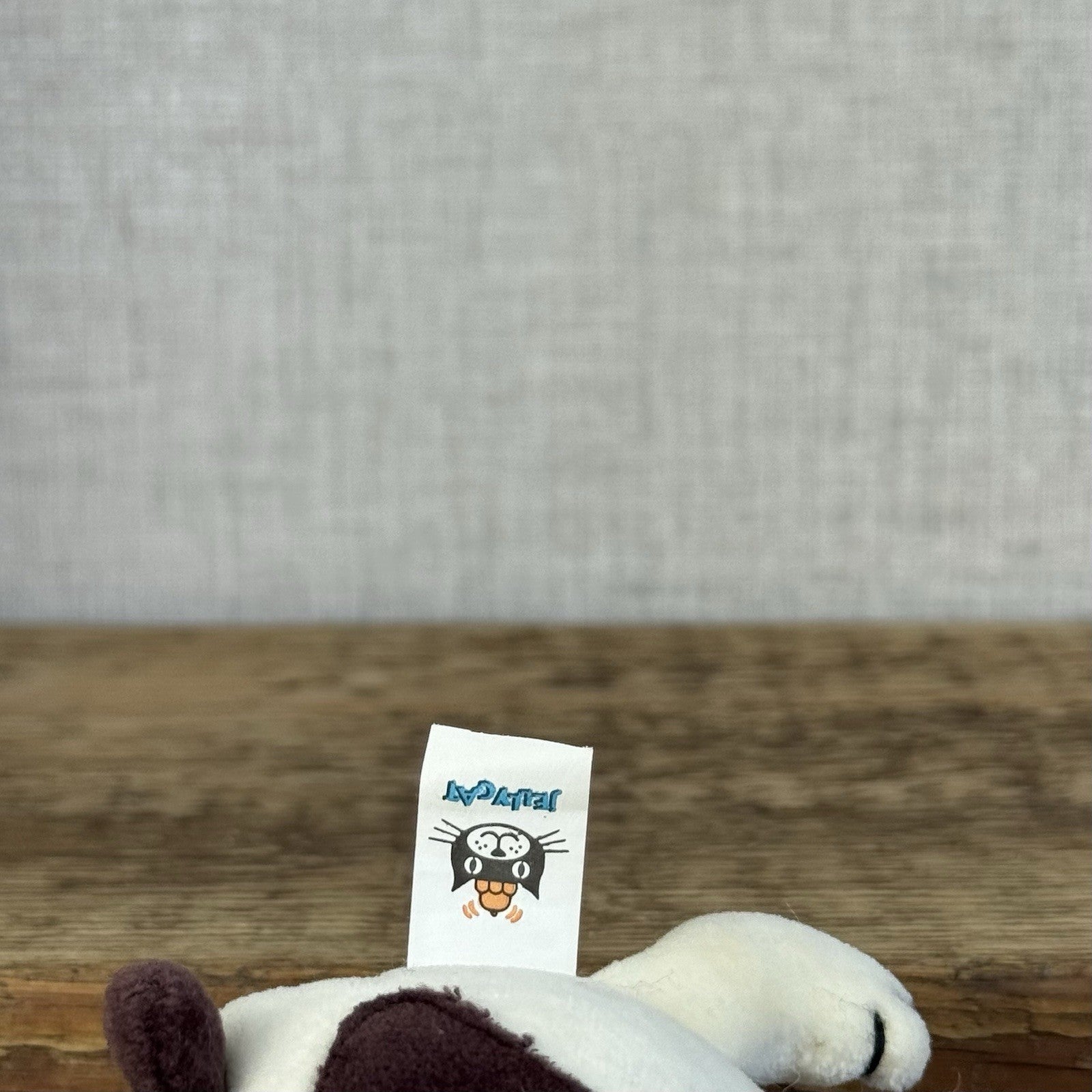 Jellycat Pocket Dog - Vintage Retired Tiny Suede Dog Puppy Mini Plush 4"