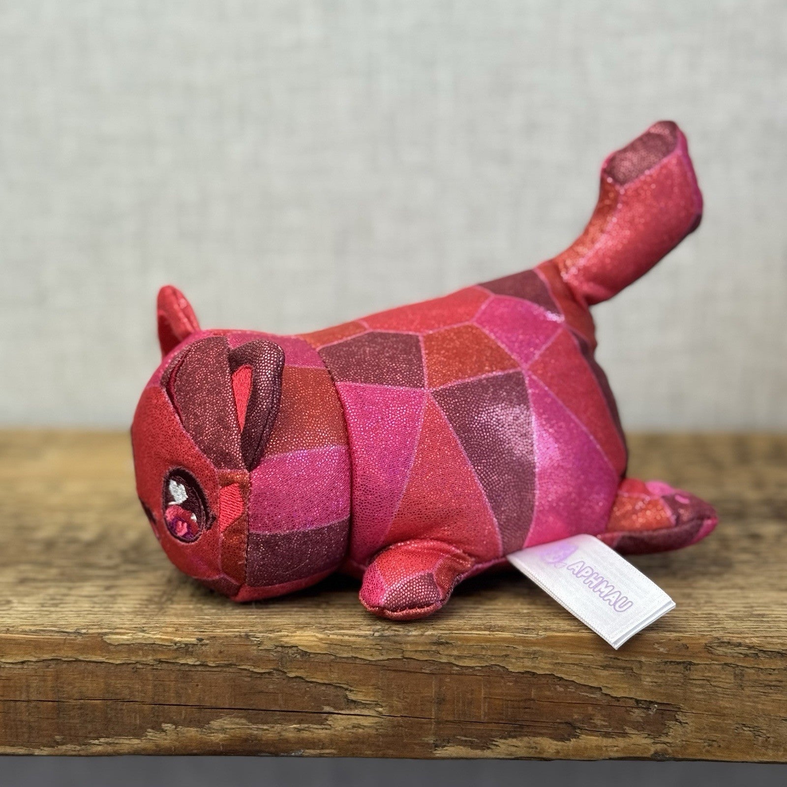 Aphmau MeeMeows - Ruby Cat Red Diamond Cat Collectible Soft Toy Mini 5"
