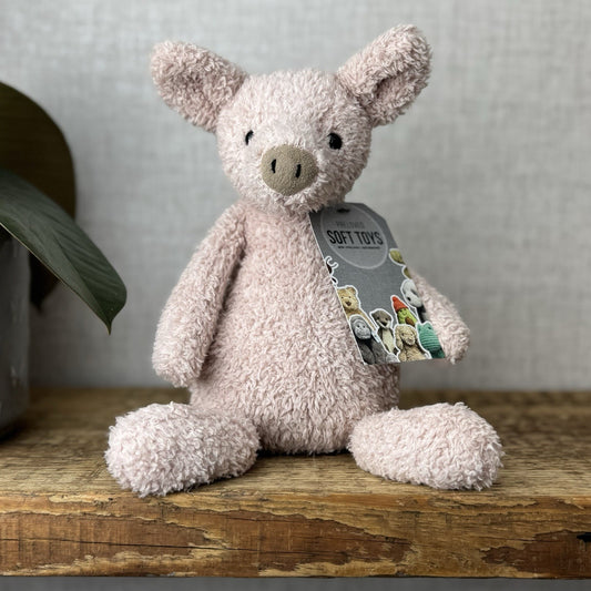Jellycat Chou Chou Pig - ChouChou Piglet Textured Soft Light Pink Pig Plush 10”