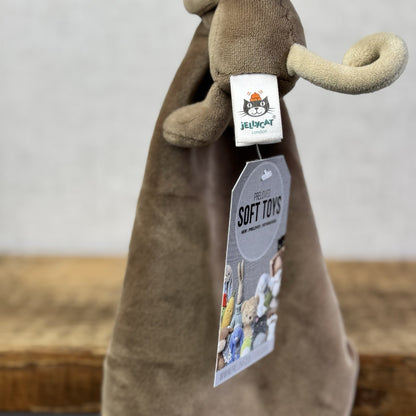 Jellycat My First Monkey Soother - Monkey Comforter Toy Brown Velour 8”