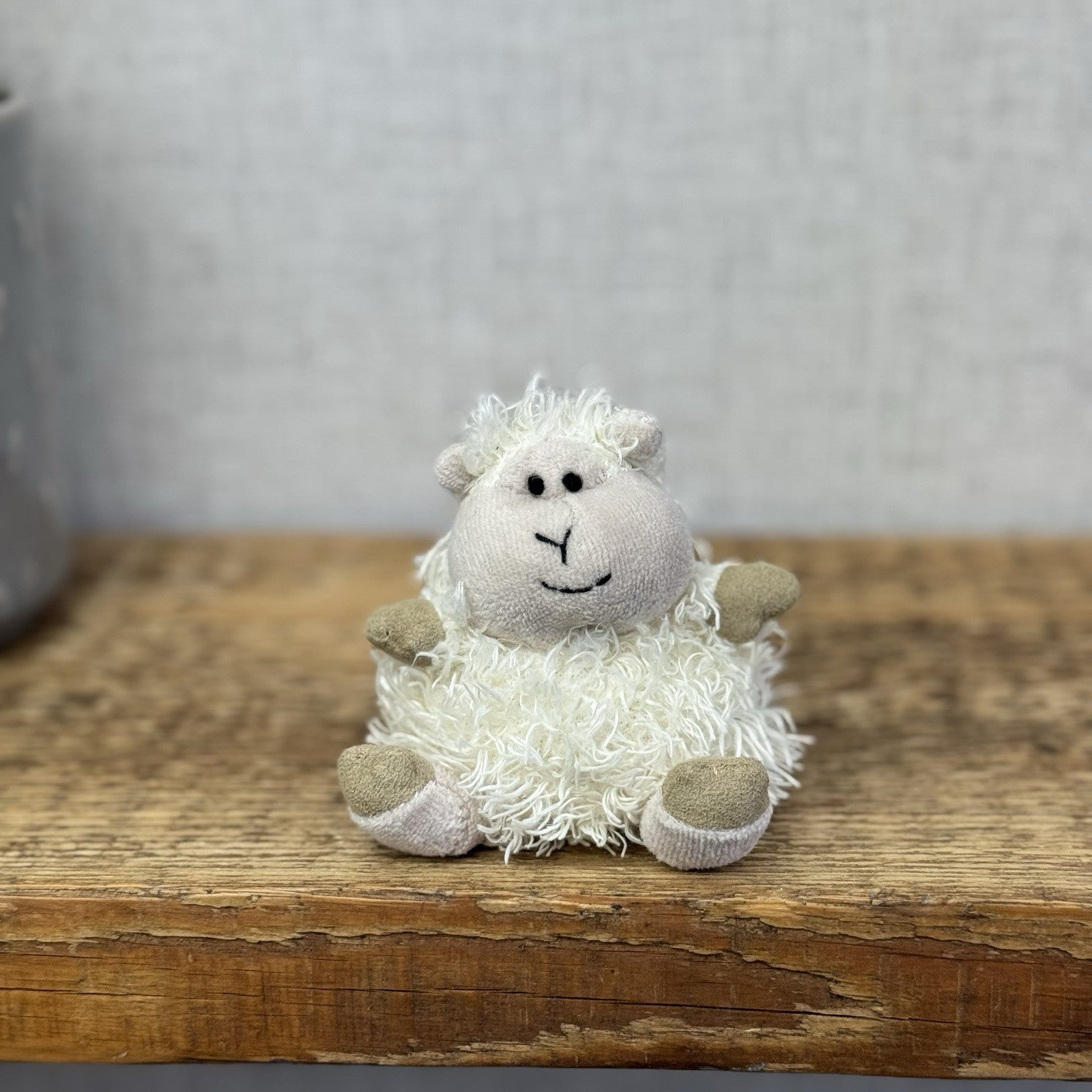 Jellycat Baby Pudding Lamb Sheep - Small Fluffy Lamb Soft Toy Plush Beanie 3"