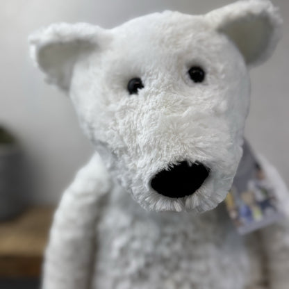 The Little White Company Huge Oscar Bear Pickles Beanie 23" (Jellycat Collab)