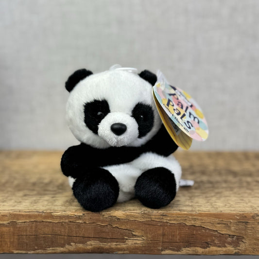 Aurora Bamboo Panda - Mini Panda Soft Toy - Palm Pals Mini Beanbag Plush