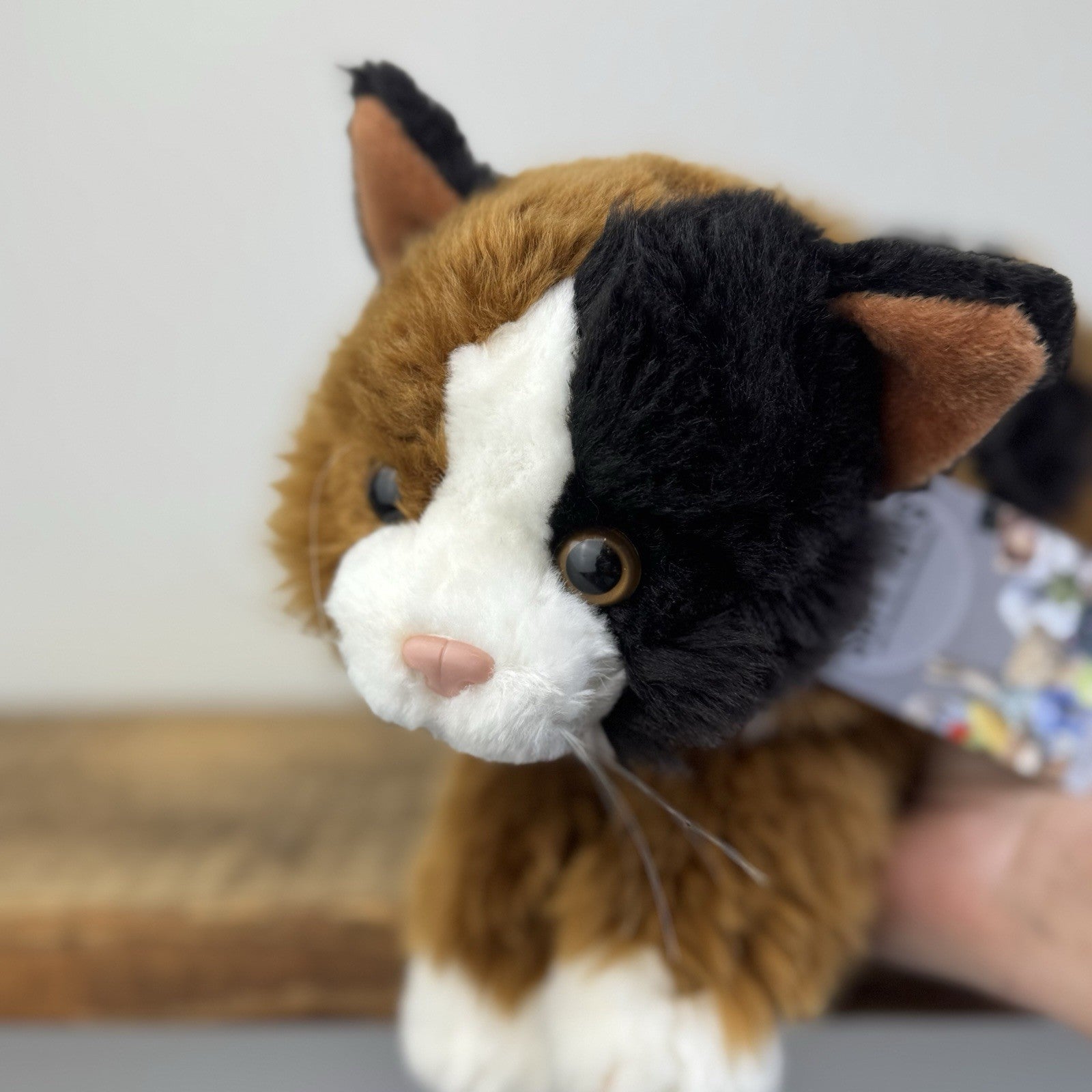 Vintage Dowman Soft Touch - Calico Cat Beanie Soft Toy, realistic ESSA