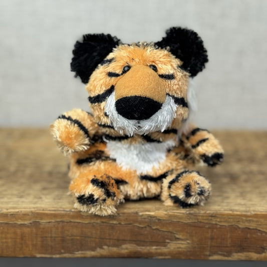 Russ Berrie Luvvies - Bob The Tiger - Pudding Tiger Soft Toy Tiny 4”