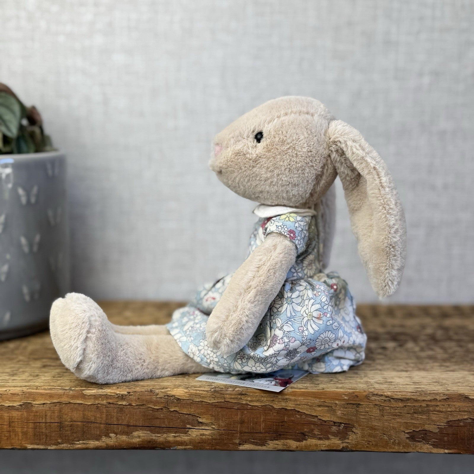 Jellycat Floral Lottie Bunny - Lottie Bunny In Floral Dress Retired- Small 10"
