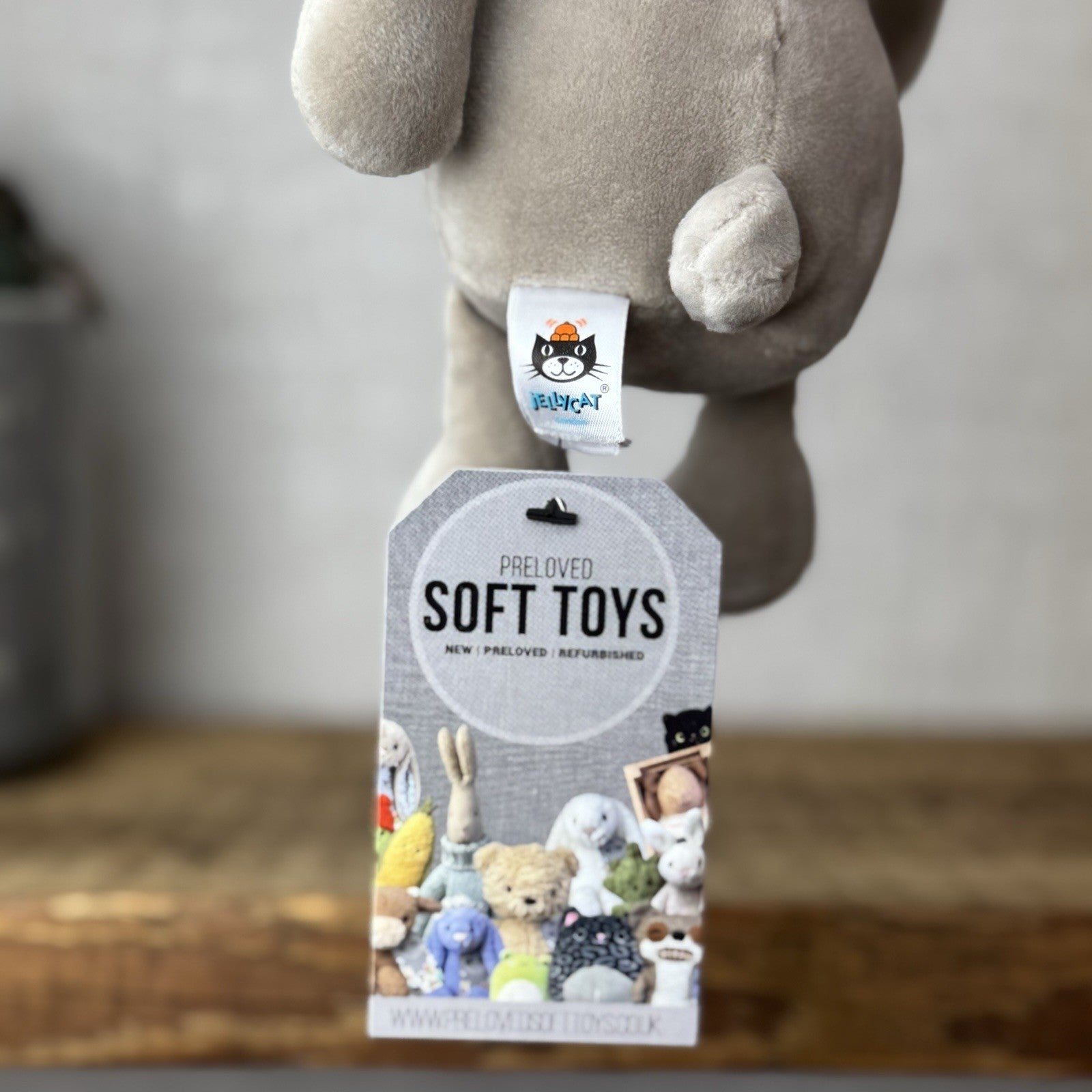 Jellycat My First Bunny - Baby Soft Beige Rabbit Toy Velour Beanie Beige 8” (#2)